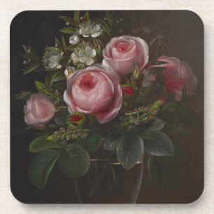 J.L. Jensen - Rozen en boomanemonen in een... Bier Onderzetter