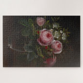 J.L. Jensen - Rozen en boomanemonen in een... Legpuzzel (Horizontaal)