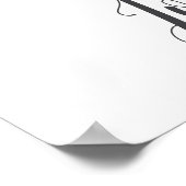 J Letter Monogram Groene Nursery Naam Muurprint Poster (Hoek)