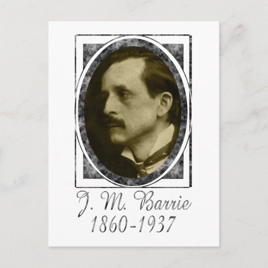 J. M. Barrie Briefkaart (Voorkant)