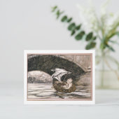 J.M. Barrie | "Hij ging door de brug en kwam om Briefkaart (Staand voorkant)