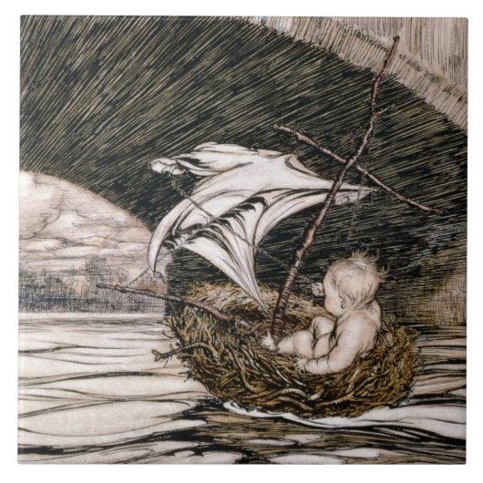 J.M. Barrie | "Hij ging door de brug en kwam om Tegeltje (Voorkant)