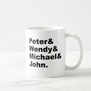 J.M. Barrie's Peter Pan   Peter Wendy Michael John Koffiemok
