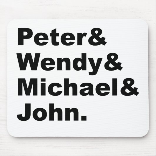 J.M. Barrie's Peter Pan | Peter Wendy Michael John Muismat (Voorkant)