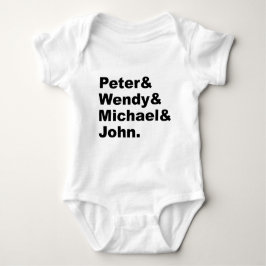 J.M. Barrie's Peter Pan | Peter Wendy Michael John Romper