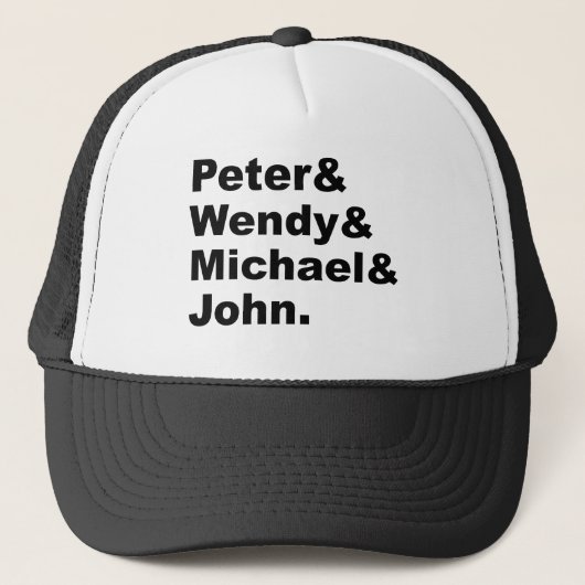J.M. Barrie's Peter Pan | Peter Wendy Michael John Trucker Pet (Voorkant)