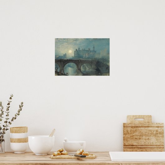 J.M.W. Turner - Alnwick Castle Poster (Keuken)