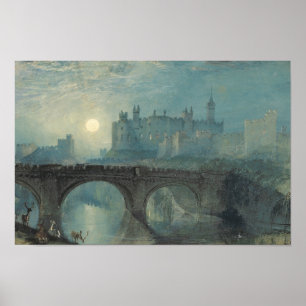 J.M.W. Turner - Alnwick Castle Poster