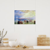 J. M. W. Turner Approach to Venice Poster (Keuken)