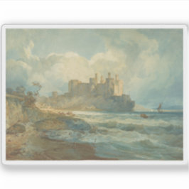 J.M.W. Turner - Conway Castle, Noord-Wales Sticker