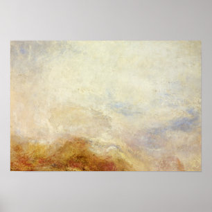 J. M. W. Turner - Een bergscène, Val d'Aosta Poster