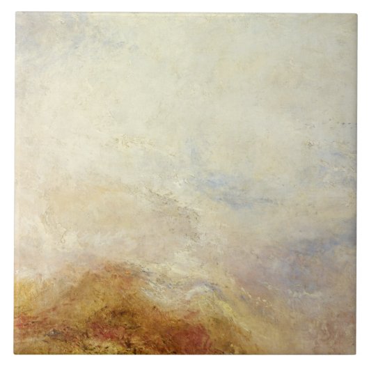 J. M. W. Turner - Een bergscène, Val d'Aosta Tegeltje (Voorkant)