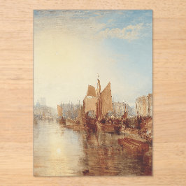 J.M.W. Turner: Haven van Dieppe Romantische Fijne Acryl Uitnodigingen