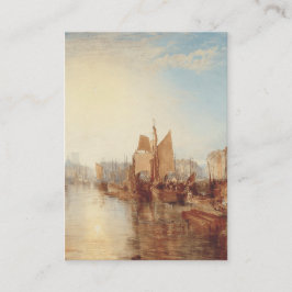 J.M.W. Turner: Haven van Dieppe Romantische Fijne Informatiekaartje