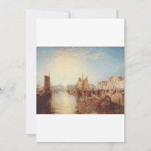 J.M.W. Turner: Haven van Dieppe Romantische Fijne Kaart