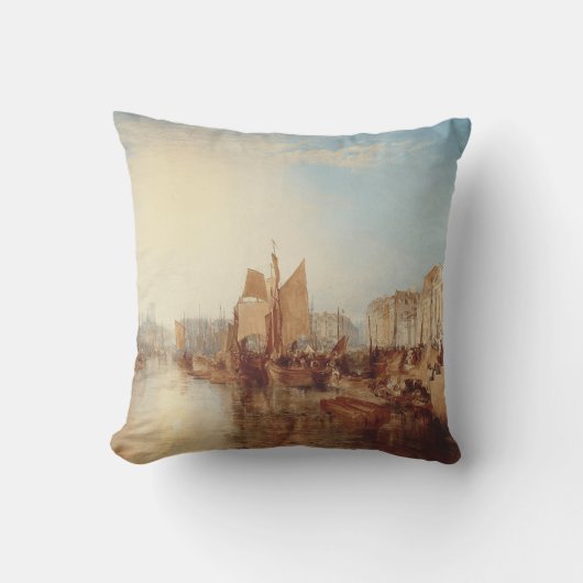 J.M.W. Turner: Haven van Dieppe Romantische Fijne Kussen (Voorkant)