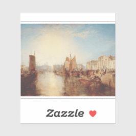 J.M.W. Turner: Haven van Dieppe Romantische Fijne Sticker