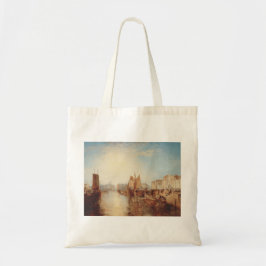 J.M.W. Turner: Haven van Dieppe Romantische Fijne Tote Bag