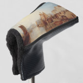 J.M.W. Turner: Haven van Dieppe Romantische Kunst Golfheadcover (3/4 voorkant)