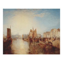 J.M.W. Turner: Haven van Dieppe Romantische Kunst Perfect Poster