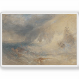 J.M.W. Turner - Longships vuurtoren, Land's End Sticker