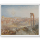 J.M.W. Turner - Modern Rome - Campo Vaccino Sticker (Voorkant)