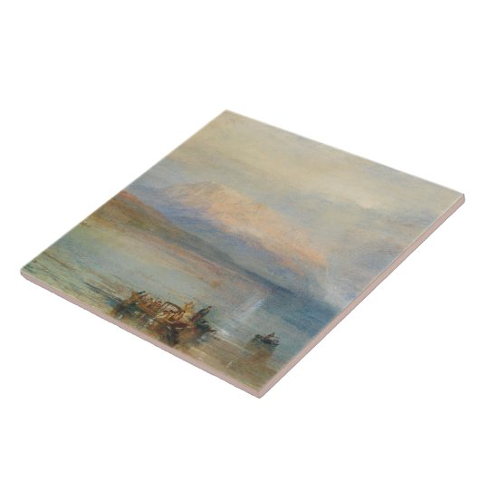 J. M. W. Turner - The Red Rigi Tegeltje (Zijkant)