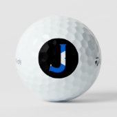 J Monogram bedekt op Schotse vlag tmtp5 gbcnt Golfballen (Voorkant)