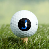 J Monogram bedekt op Schotse vlag tmtp5 gbcnt Golfballen (Insitu Shirt)