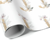 J Monogram Floral Cadeaupapier (Rol Hoek)