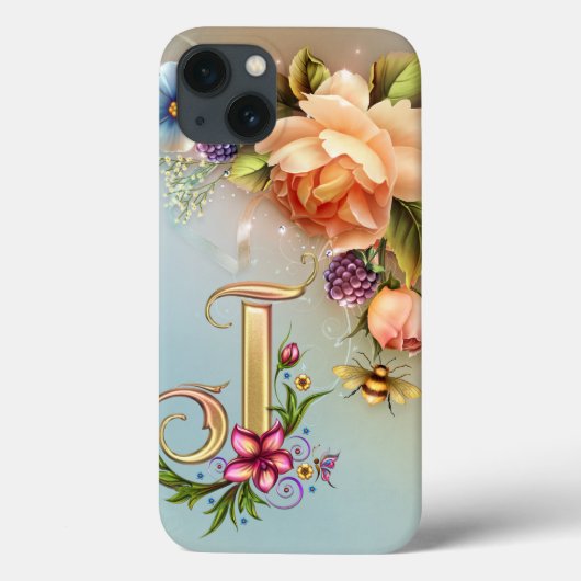 J Monogram iPad Air Case (Achterkant)