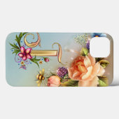 J Monogram iPad Air Case (Achterkant (horizontaal))