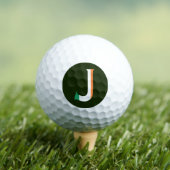 J Monogram overlay op Ierse vlag via gbcnt Golfballen (Insitu Shirt)