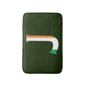 J Monogram overlay op Irish Flag bmcn Badmat (Voorkant Verticaal)