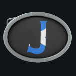 J Monogram overlay op Schotse vlag bbcnt Gesp<br><div class="desc">J Monogram afgedekt op de Schotse vlag Belt Buckle Design © Trinkets and Dingen 2017 - AHP Design. Alle rechten voorbehouden. 030417</div>