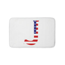 J Monogram overlay op USA Flag bmcnt