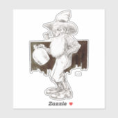 J P Bernard Moonshiner Custom-Cut Vinyl Stickers (Vel)