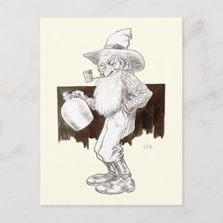 J P. Bernard Moonshiner (Sepia) Briefkaart