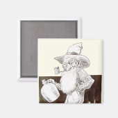 J P. Bernard Moonshiner (Sepia) Magneet (Voorkant / Achterkant)
