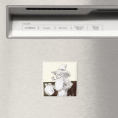 J P. Bernard Moonshiner (Sepia) Magneet (Insitu (Vaatwasser))