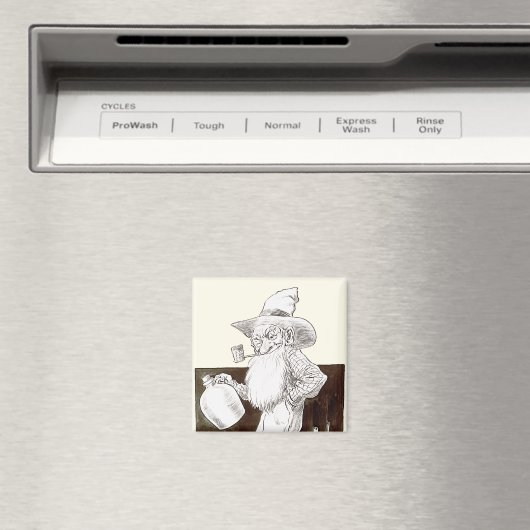 J P. Bernard Moonshiner (Sepia) Magneet (Insitu (Vaatwasser))