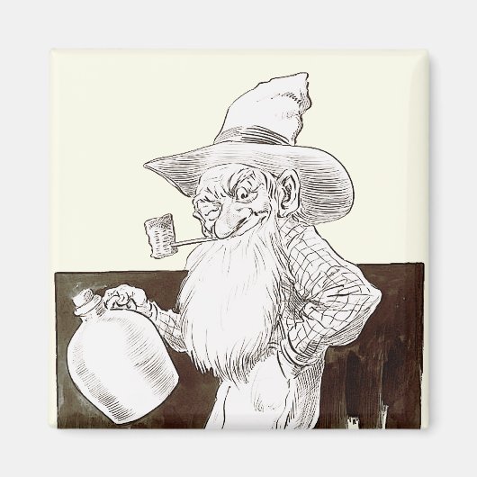 J P. Bernard Moonshiner (Sepia) Magneet (Voorkant)