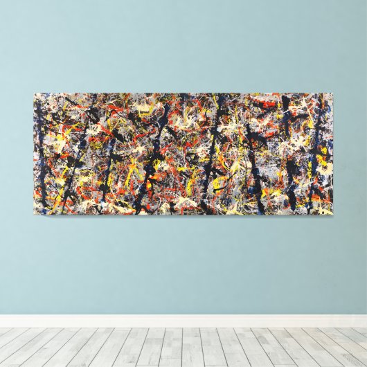 J. P. - Blauwe Polen (Nummer 11) - 1952 - Canvas Afdruk (Insitu (Houten vloer))