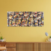 J. P. - Blauwe Polen (Nummer 11) - 1952 - Canvas Afdruk (Insitu (Woonkamer))