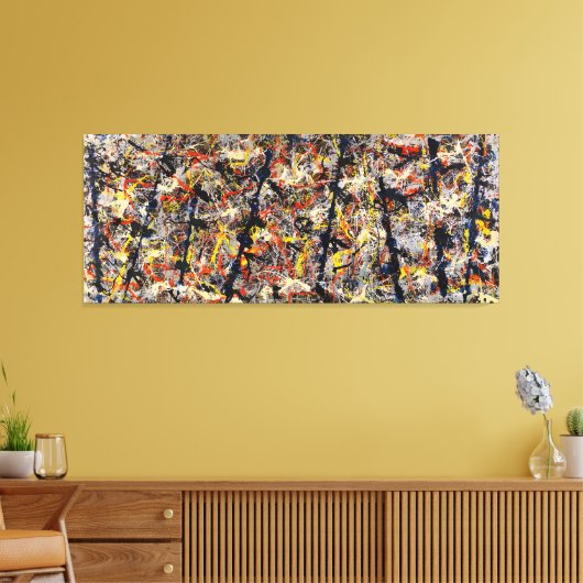 J. P. - Blauwe Polen (Nummer 11) - 1952 - Canvas Afdruk (Insitu (Woonkamer))