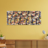 J. P. - Blauwe Polen (Nummer 11) - 1952 - Canvas Afdruk (Insitu (Woonkamer))