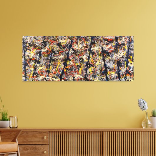 J. P. - Blauwe Polen (Nummer 11) - 1952 - Canvas Afdruk (Insitu (Woonkamer))