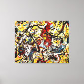 J.P. - Compositie met gieten I - 1943 - Canvas Afdruk (Voorkant)