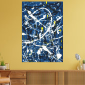 J. P. - Compositie nr. 16 - 1948 - Abstract - Canvas Afdruk (Insitu (Woonkamer))