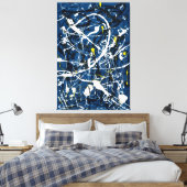 J. P. - Compositie nr. 16 - 1948 - Abstract - Canvas Afdruk (Insitu (Slaapkamer))